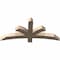 Ekena Millwork Davenport Smooth Timber Gable Bracket, Douglas Fir, 48"W x 22"H x 3 1/2"D x 3 1/2"F, 11/12 Pitch GBW048X22X0404DAV00SDF - alternate 3